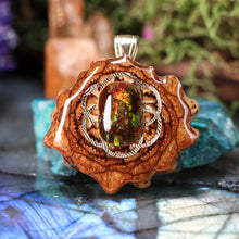Load image into Gallery viewer, Mini Ammolite with Seed of Life
