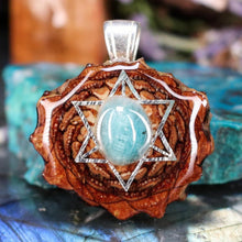 Load image into Gallery viewer, Mini Amazonite with Merkaba
