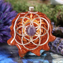 Load image into Gallery viewer, Tanzanite with Seed of Life
