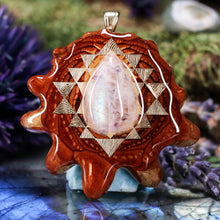 Load image into Gallery viewer, Moonstone with Sri Yantra
