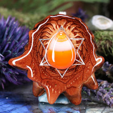 Load image into Gallery viewer, Carnelian with Merkaba
