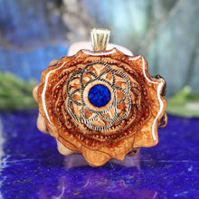 Load image into Gallery viewer, Mini Crushed Lapis (Glows) with Seed of Life
