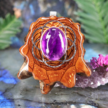 Load image into Gallery viewer, Amethyst with Seed of Life
