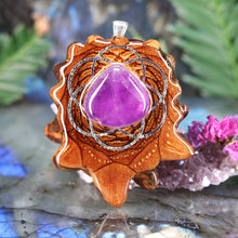 Load image into Gallery viewer, Amethyst with Seed of Life
