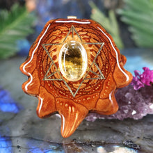 Load image into Gallery viewer, Citrine with Merkaba
