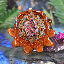 Load image into Gallery viewer, Eudialyte with 64 Star Tetrahedron
