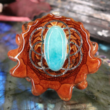 Load image into Gallery viewer, Amazonite with Seed of Life
