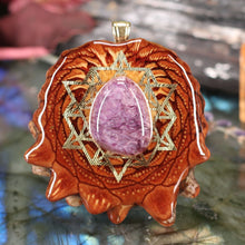 Load image into Gallery viewer, Charoite with 64 Star Tetrahedron

