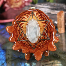 Load image into Gallery viewer, Aquamarine with Merkaba
