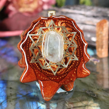 Load image into Gallery viewer, Aquamarine with 64 Star Tetrahedron
