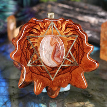 Load image into Gallery viewer, Crazy Lace Agate with Merkaba
