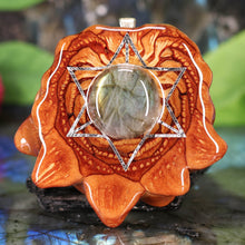 Load image into Gallery viewer, Labradorite with Merkaba

