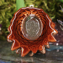 Load image into Gallery viewer, Gray Druzy Quartz

