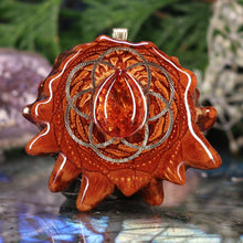 Load image into Gallery viewer, Amber with Seed of Life
