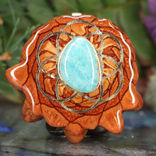 Load image into Gallery viewer, Amazonite with Seed of Life
