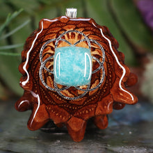 Load image into Gallery viewer, Amazonite with Seed of Life
