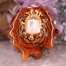 Load image into Gallery viewer, Rose Quartz with Merkaba
