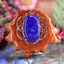 Load image into Gallery viewer, Lapis Lazuli with Seed of Life

