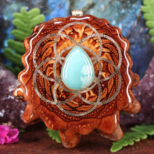 Load image into Gallery viewer, Turquoise with Seed of Life
