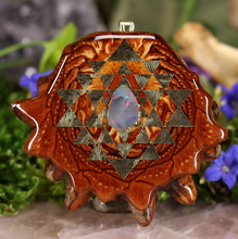 Load image into Gallery viewer, Australian Blue Opal with Sri Yantra
